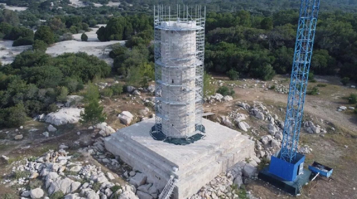 NewsTürkiyeLocalMay 29 2023 07:00:16 2,000-year-old lighthouse reconstructed in Patara ancient city